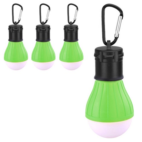 블럭마트 LED 캠핑전등 고리형, 그린, 4개