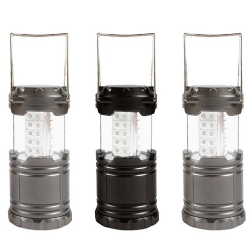 블럭마트 LED 30구 캠핑전등, 3개입, 랜덤 발송