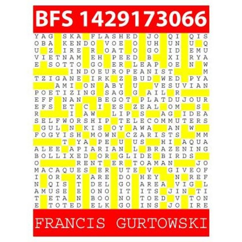 Bfs 1429173066: A Bfs Puzzle Paperback, Createspace Independent Publishing Platform