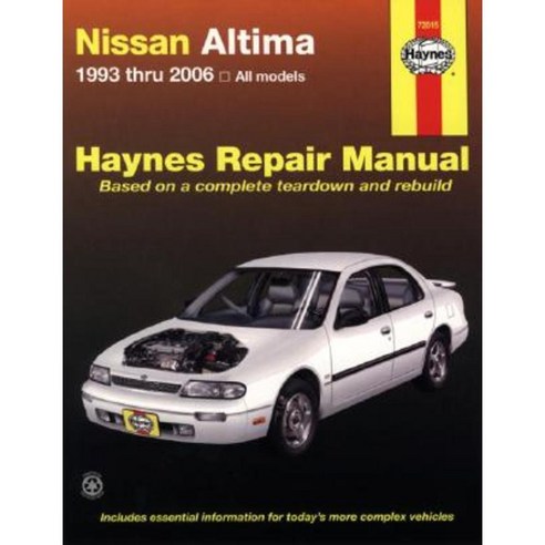 Nissan Altima 1993 Thru 2006 Paperback, Haynes Manuals