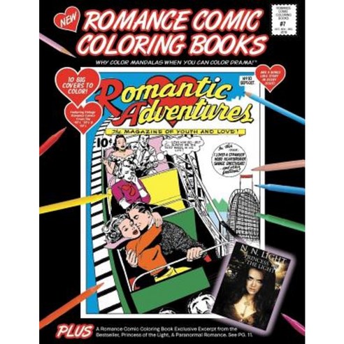 Romance Comic Coloring Book #7 Paperback, Createspace Independent Publishing Platform