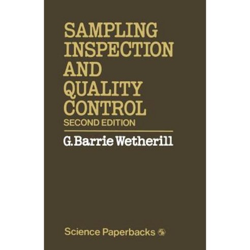 Sampling Inspection and Quality Control Paperback, Springer