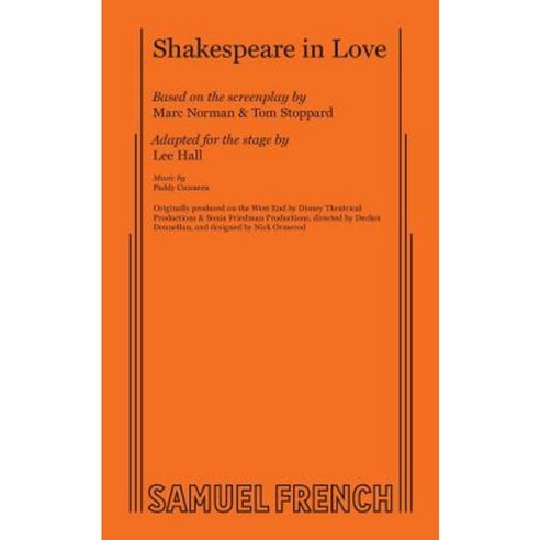 Shakespeare in Love Paperback, Samuel French, Inc.