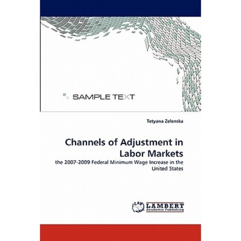 Channels of Adjustment in Labor Markets Paperback, LAP Lambert Academic Publishing