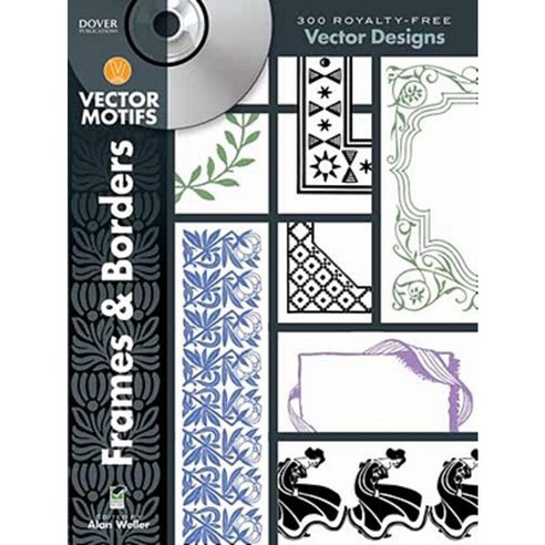 Frames and Borders Vector Motifs Paperback, Dover Publications