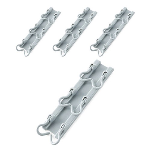 블럭마트 주방 조리도구 다용도걸이, 블루, 4개