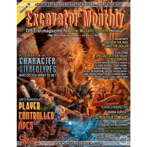 Excavator Monthly Issue 6: Alexander Waby Paperback, Outland Arts