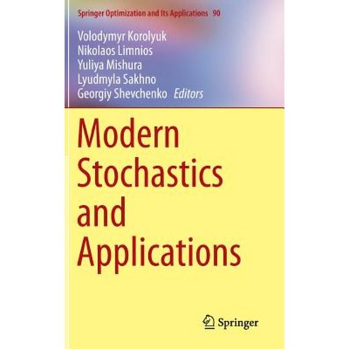 Modern Stochastics and Applications Hardcover, Springer