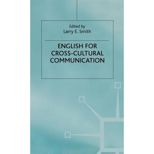 English for Cross-Cultural Communication Hardcover, Palgrave MacMillan