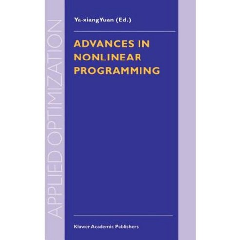 Advances in Nonlinear Programming Hardcover, Springer
