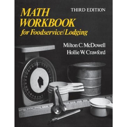Math Workbook for Foodservice / Lodging Paperback, Wiley