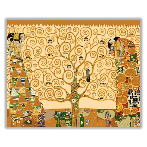 아트조이 DIY 명화 그리기 세트 40 x 50 cm 가로형, 생명의 나무 클림트2