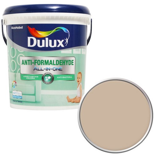 듀럭스 안티 포름알데히드 올인원 페인트 3L, Basic Khaki