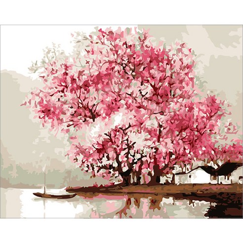 아트조이 DIY 명화그리기 세트 60 x 75 cm, 강가의 봄