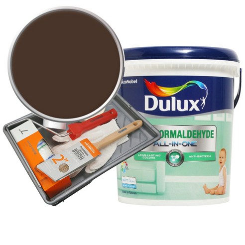 듀럭스 안티 포름알데히드 올인원 페인트 3L 세트, Deep Brown