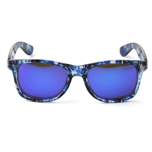 하이비션 Truthful 토이 스포츠 선글라스 + 파우치, 선글라스(Blue Camoflage + Blue Mirror Lens), 파우치(랜덤 발송)