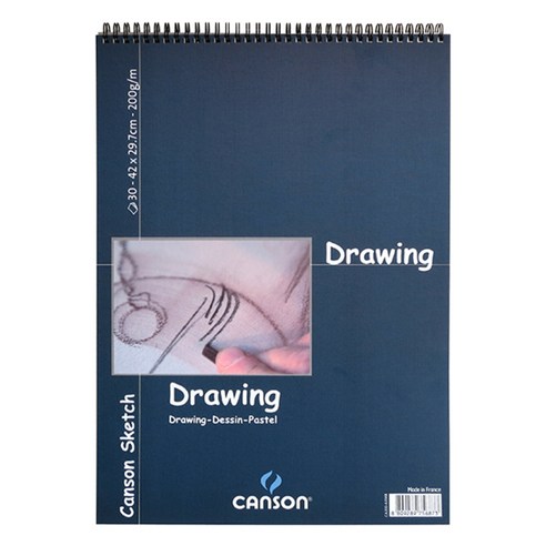 캔숀 엠보싱 전문가용 스케치북 200g, A3, 30매, 1개