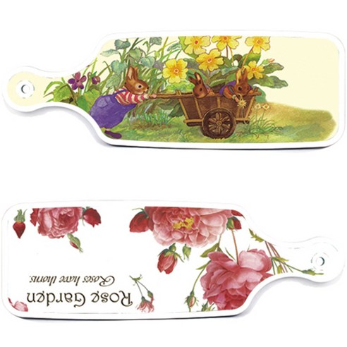 로엠디자인 서빙 도마 보드 2p Rose Garden 세트, Rose Garden, 카사 로메오 화단, 1세트