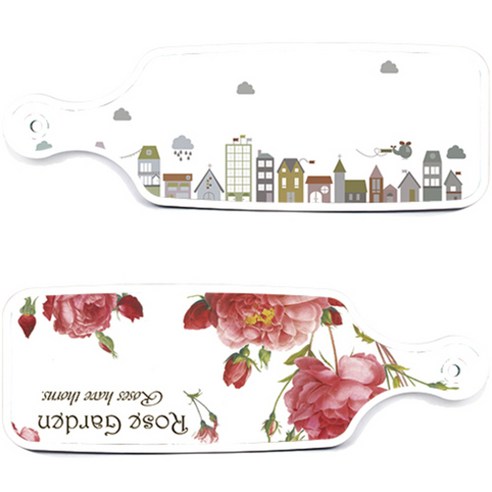 로엠디자인 서빙 도마 보드 2p Rose Garden 세트, Rose Garden, 도시 클립 아트, 1세트