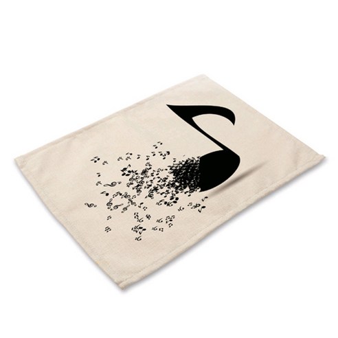 비케이 Music is my life 식탁매트, 2, 가로 42cm x 세로 32cm