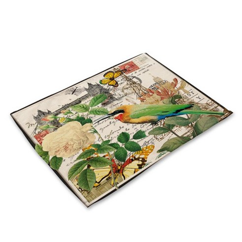 비케이 세계명소 엽서 식탁매트, 22, 가로 42cm x 세로 32cm