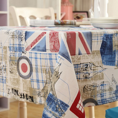 이코디 클래식 뮤즈 TC 테이블보, 혼합 색상, 90 x 140 cm