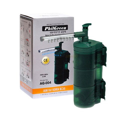pHilGreen 측면여과기 AQ-004, 3.5W, 1개