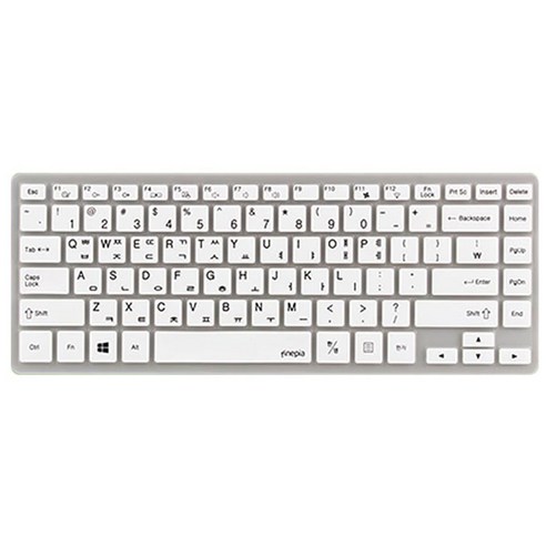 파인피아 삼성 노트북 NP700Z3A 전용 문자인쇄키스킨 SS06, WHITE, 1개