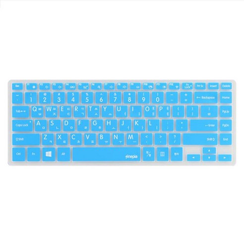 파인피아 삼성 노트북 NT900X5H/NT901X5H 전용 문자인쇄키스킨 SS26, BLUE, 1개