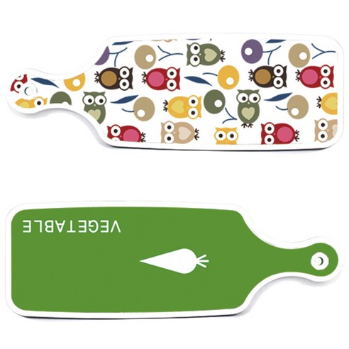 로엠디자인 서빙 도마 2p 부엉이보드 세트, 부엉이보드, 채소그린보드, 1세트