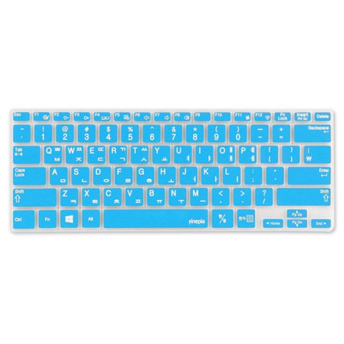 파인피아 삼성 노트북 NP930X3G/NP940X3G 전용 문자인쇄키스킨 SS17, BLUE, 1개