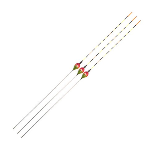 나루예 오향 전자 낚시찌 소 L260, 혼합 색상, 3개