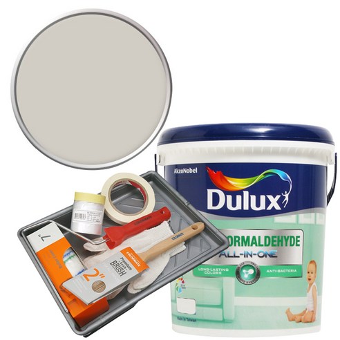 듀럭스 안티 포름알데히드 올인원 페인트 세트, Designer Grey, 3L, 1개