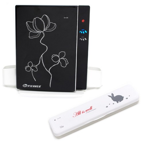 닥터크리너 가정용 칫솔살균기 스타일리쉬 BIO-105 + 휴대용 건전지타입 12간지 BIO-201, BIO-105(가정용), BIO-201(휴대용), 블랙(가정용), 토끼(휴대용)