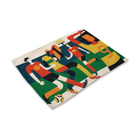 리빙팝 포스트모던 테이블매트, 05, 42 x 32 cm