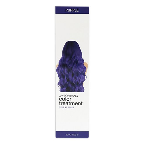 해든화장품 자연이랑 컬러 트리트먼트 60ml, 06 퍼플, 1개