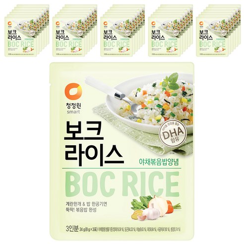 청정원 보크라이스 야채볶음밥 양념, 24g, 40개
