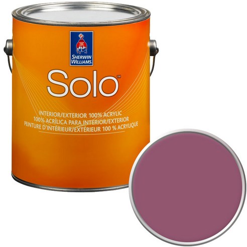 셔윈윌리암스 솔로 저광 페인트1L, SW6565 Grandeur Plum