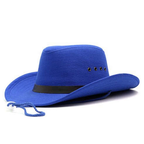 아이엠캡 남녀공용 레더 라인 카우보이 모자
