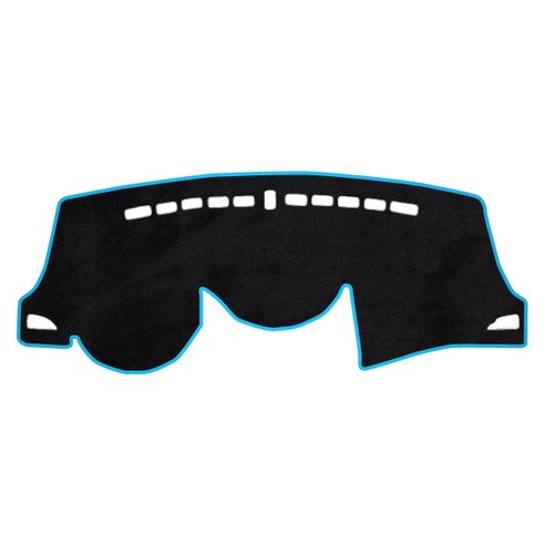 카템 펠트 라텍스 논슬립 대쉬보드커버 현대, 아반떼MD, 블랙 + 스카이 테두리