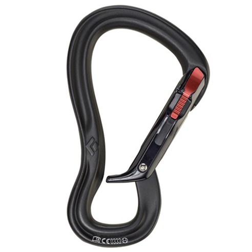 블랙다이아몬드 그리드락 마그네트론 카라비너, Black + Red, 1개