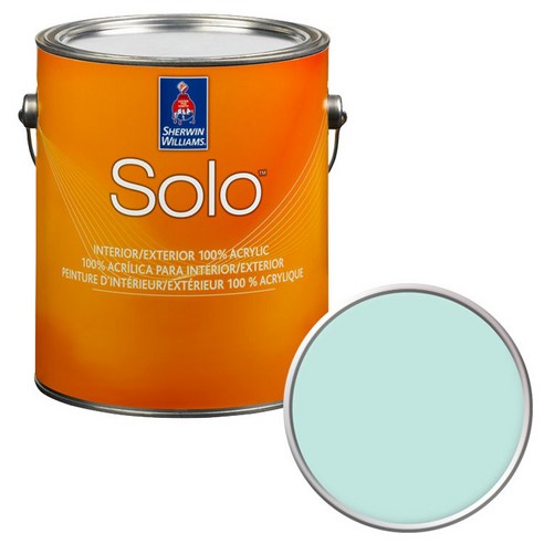 셔윈윌리암스 솔로 저광 페인트 1L, SW6757 Tame Teal