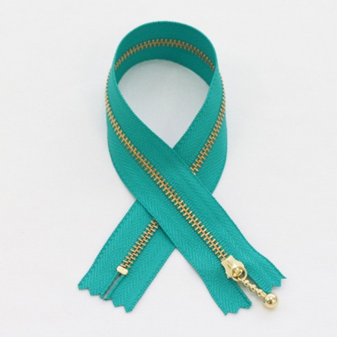 YKK 머스트 골드 지퍼 30cm, 민트블루, 3개입