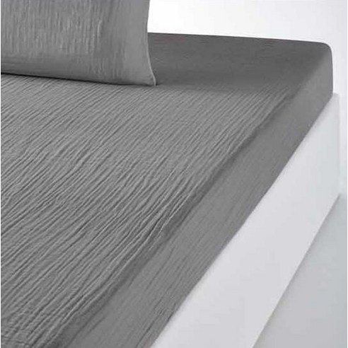 라흐두뜨 거즈 심플 순면 매트리스 커버 F696782, dark grey