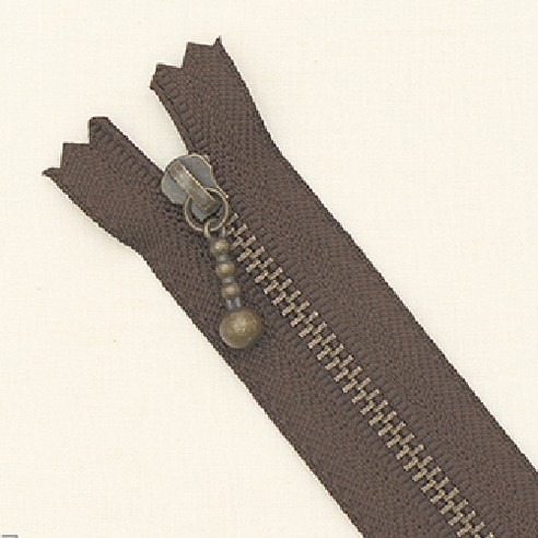 YKK 앤틱 지퍼 25cm, 마룬, 10개입