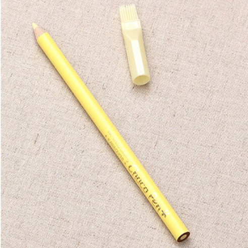 가와구찌 심플연필 초크 펜, 옐로우, 2개입