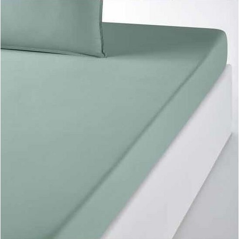 라흐두뜨 워싱면 심플 컬러 매트리스커버 F696795, celadon