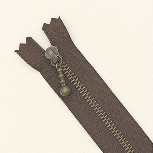 YKK 앤틱 지퍼 40cm, 마룬, 3개입