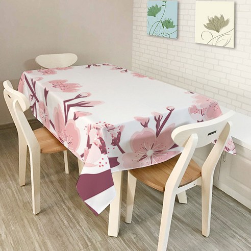 아울리빙 워터컬러 키친 테이블커버, G, 150 x 210 cm