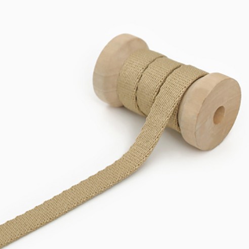 해피베어스 베이직 슬림 웨이빙 끈 10mm, 베이지, 3개